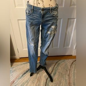 Abercrombie & Fitch size 8 patchwork denim